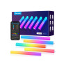 Govee Glide Lively RGBIC LED Wall Light, Glide Wall Lights Work with Alexa and Google Assistant, Smart Led Light Bars for Gaming Room Decor and Streaming, Multicolor Glides Sconces, Music Sync, 6 Pcs - ‎H610A